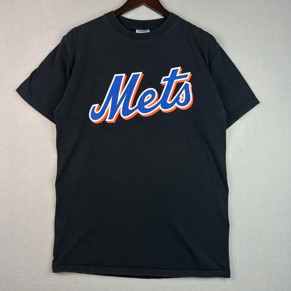 New York Mets Jose Reyes 7 Black MLB Baseball Jersey Style Shirt L